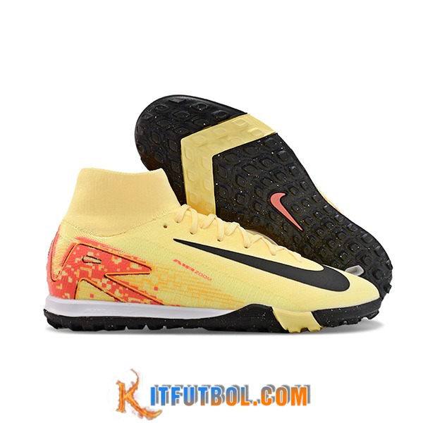Nike Botas De Fútbol Air Zoom Mercurial Superfly X Elite TF Amarillo/Negro