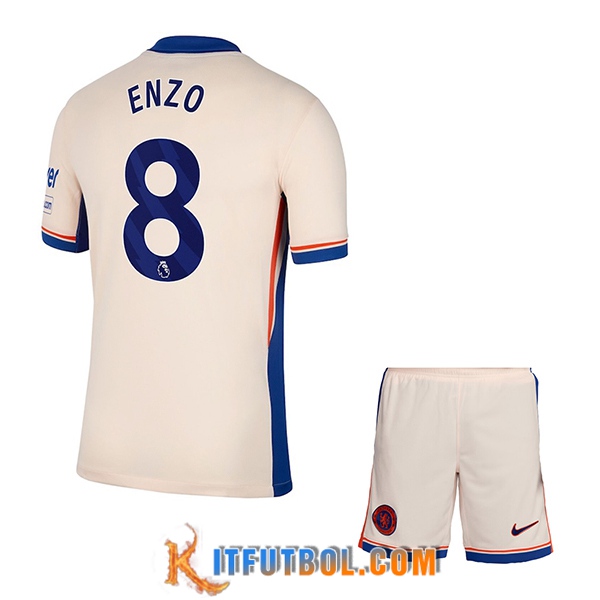 Camisetas De Futbol Chelsea (ENZO #8) Ninos 2024/2025 Segunda