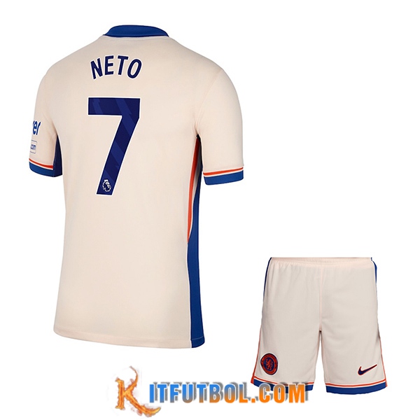 Camisetas De Futbol Chelsea (NETO #7) Ninos 2024/2025 Segunda