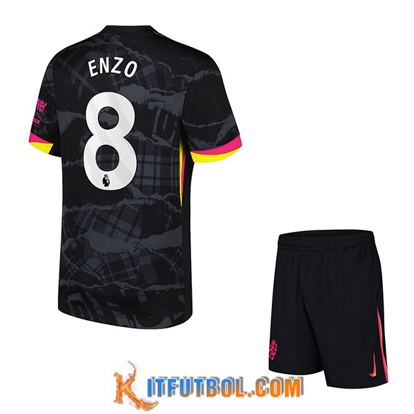 Camisetas De Futbol Chelsea (ENZO #8) Ninos 2024/2025 Tercera