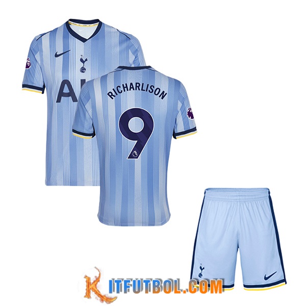 Camisetas De Futbol Tottenham Hotspur (RICHARLISON #9) Ninos 2024/2025 Segunda