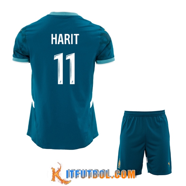 Camisetas De Futbol Marsella (HARIT #11) Ninos 2024/2025 Segunda