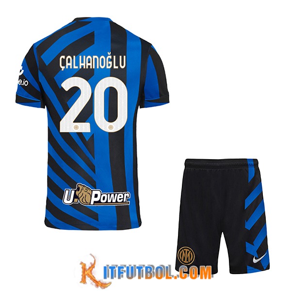 Camisetas De Futbol Inter Milan (CALHANOGLU #20) Ninos 2024/2025 Primera