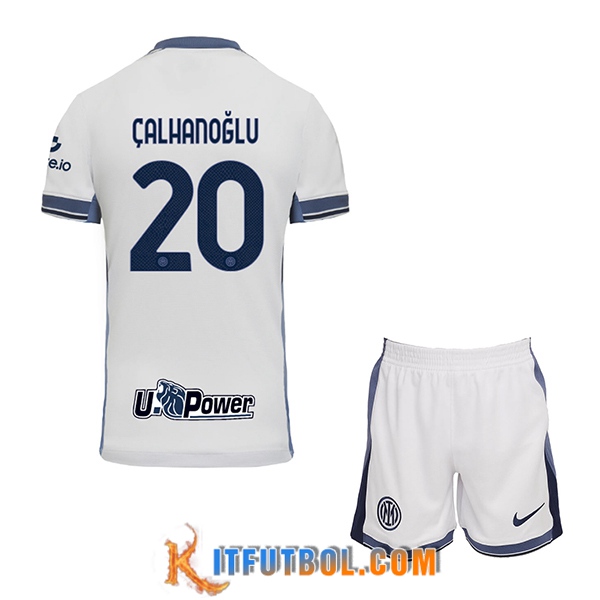Camisetas De Futbol Inter Milan (CALHANOGLU #20) Ninos 2024/2025 Segunda