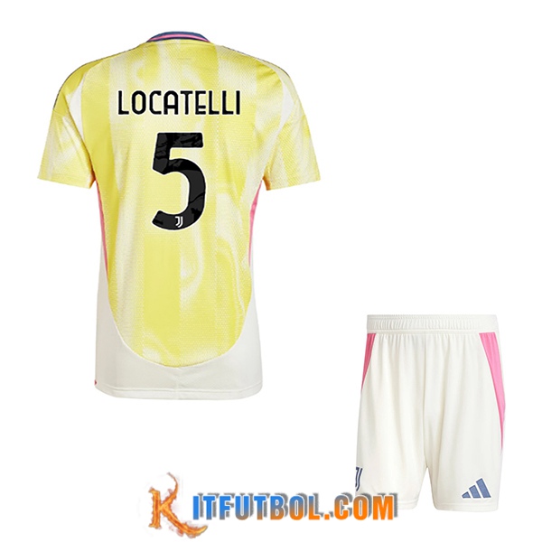 Camisetas De Futbol Juventus (LOCATELLI #5) Ninos 2024/2025 Segunda