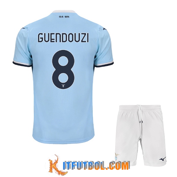 Camisetas De Futbol SS Lazio (GUENDOUZI #8) Ninos 2024/2025 Primera