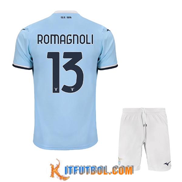 Camisetas De Futbol SS Lazio (ROMAGNOLI #13) Ninos 2024/2025 Primera