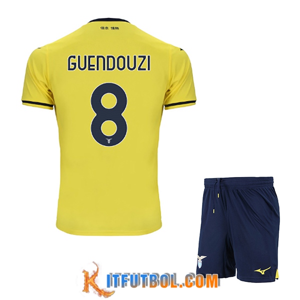 Camisetas De Futbol SS Lazio (GUENDOUZI #8) Ninos 2024/2025 Segunda
