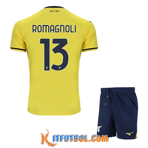 Camisetas De Futbol SS Lazio (ROMAGNOLI #13) Ninos 2024/2025 Segunda