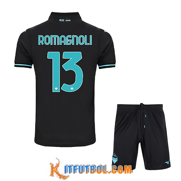 Camisetas De Futbol SS Lazio (ROMAGNOLI #13) Ninos 2024/2025 Tercera