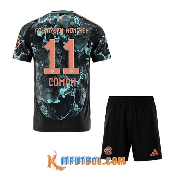 Camisetas De Futbol Bayern Munich (COMAN #11) Ninos 2024/2025 Segunda