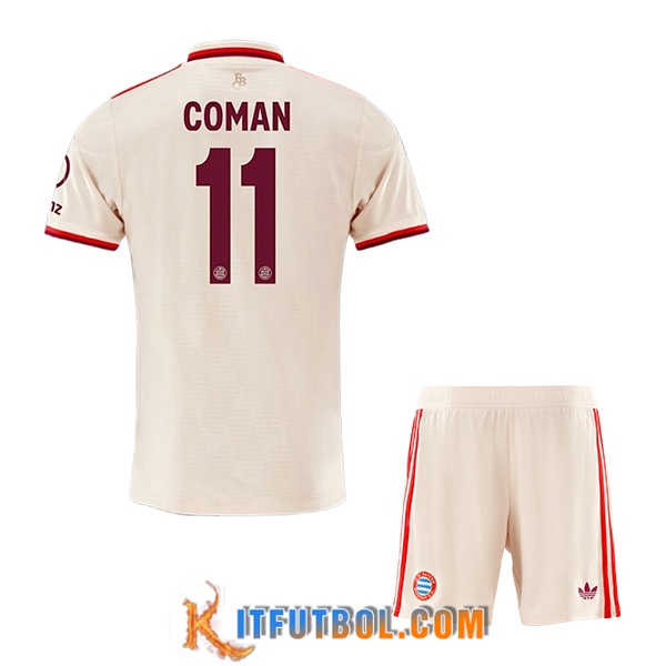 Camisetas De Futbol Bayern Munich (COMAN #11) Ninos 2024/2025 Champions League