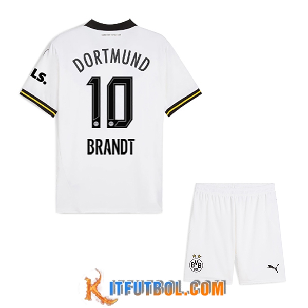 Camisetas De Futbol Dortmund BVB (BRANDT #10) Ninos 2024/2025 Tercera