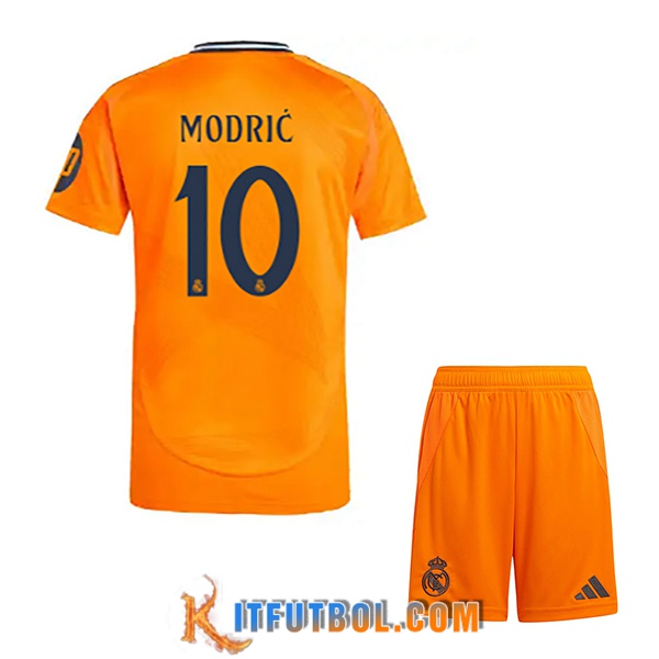 Camisetas De Futbol Real Madrid (MODRIC #10) Ninos 2024/2025 Segunda