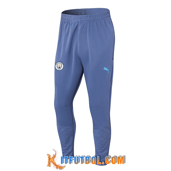 Pantalon Entrenamiento Manchester City Gris/Azul 2024/2025
