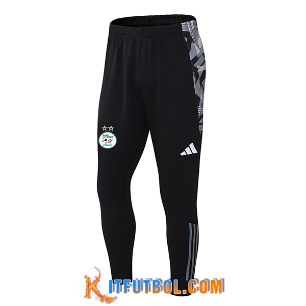 Pantalon Entrenamiento Algeria Negro/Gris 2024/2025
