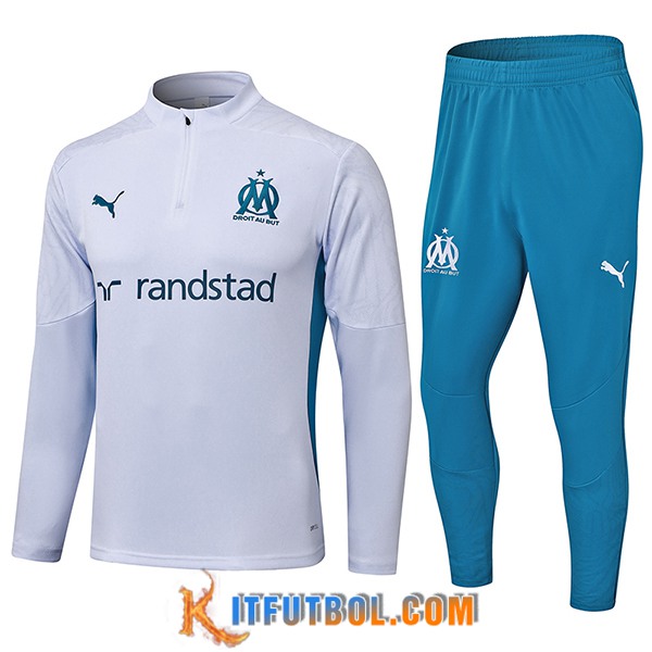 Chandal Equipos De Futbol Marsella Blanco/Azul 2024/2025