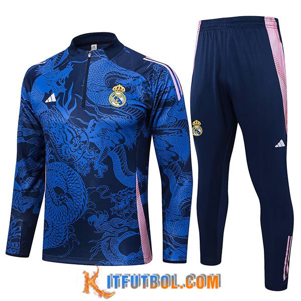 Chandal Equipos De Futbol Real Madrid Azul/Rosa 2024/2025