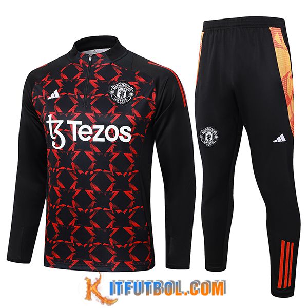 Chandal Equipos De Futbol Manchester United Negro/Rojo 2024/2025