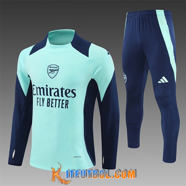 Chandal Equipos De Futbol Arsenal Ninos Verde/Azul 2024/2025