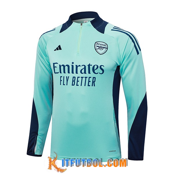 Sudadera De Entrenamiento Arsenal Verde/Azul 2024/2025 -03