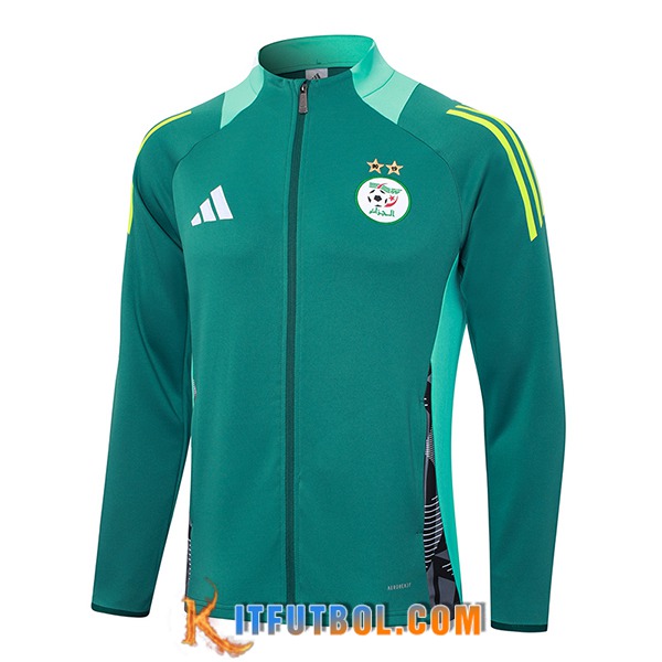 Chaquetas Futbol Algeria Verde 2024/2025