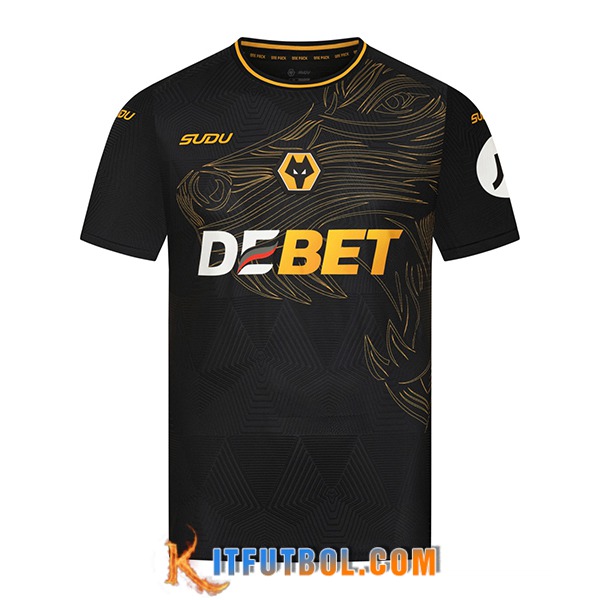 Nueva Camisetas De Futbol Wolves Segunda 2024/2025