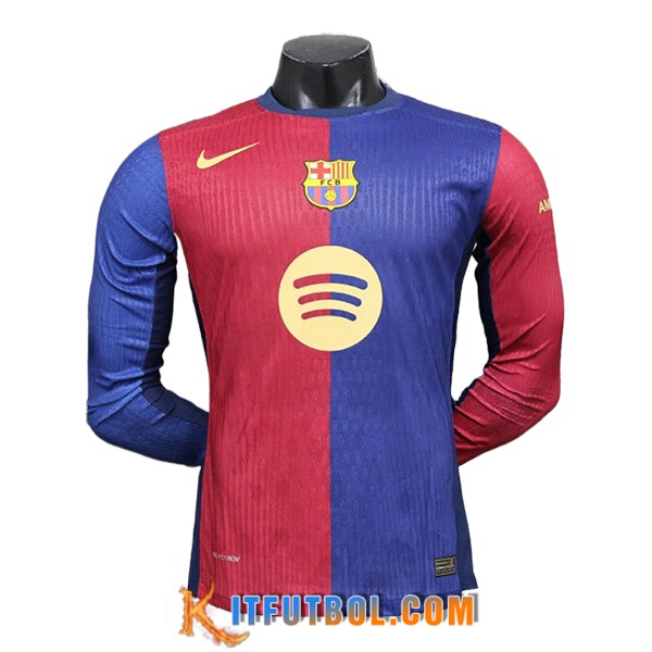 Camisetas De Futbol FC Barcelona Manga Largas Primera 2024/2025 -02