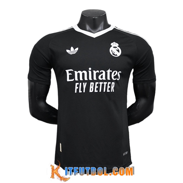 Camisetas De Futbol Real Madrid Portero Negro 2024/2025
