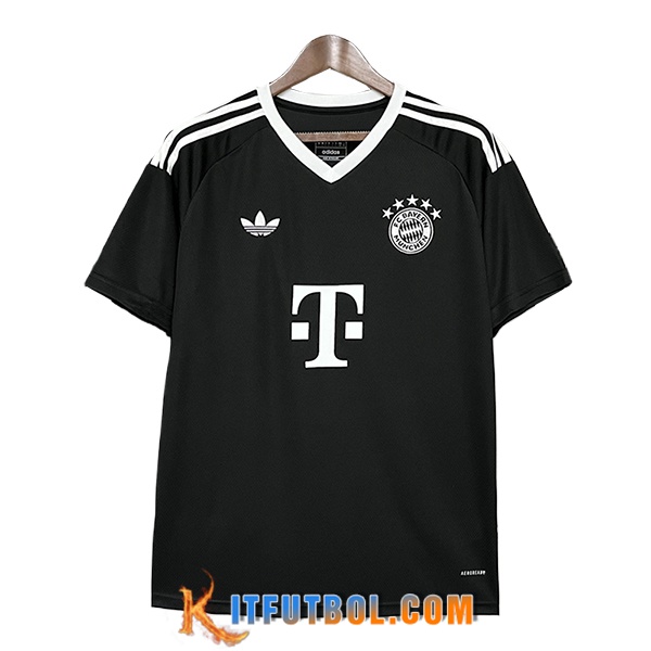 Camisetas De Futbol Bayern Munich Portero Negro 2024/2025