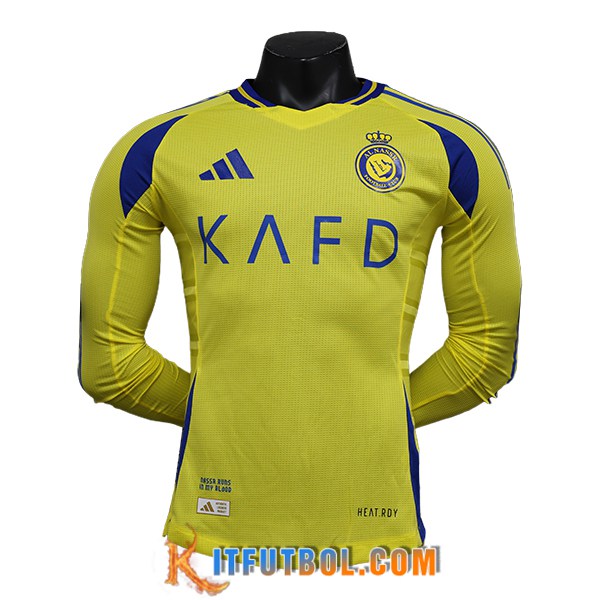Camisetas De Futbol Al-Nassr Manga Largas Primera 2024/2025