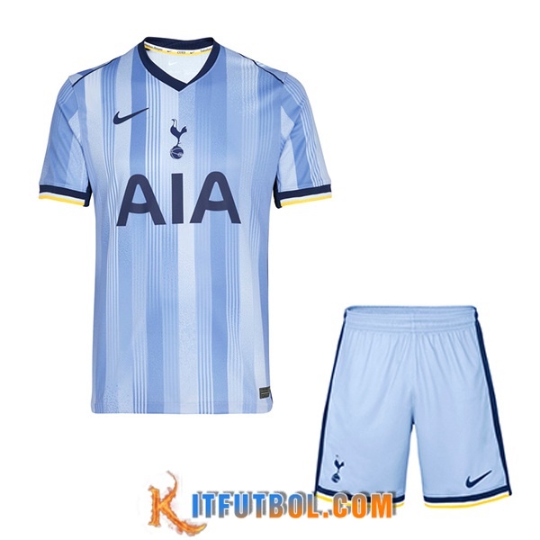 Nueva Camisetas De Futbol Tottenham Hotspurs Ninos Segunda 2024/2025