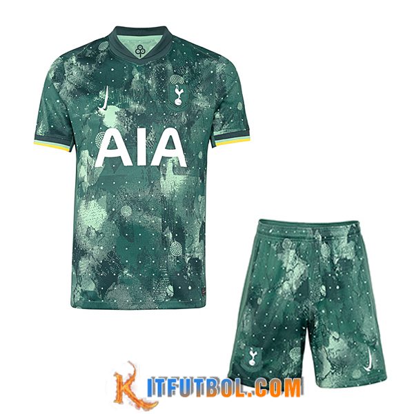 Nueva Camisetas De Futbol Tottenham Hotspurs Ninos Tercera 2024/2025