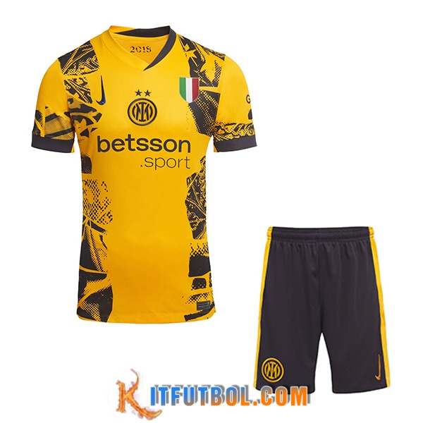 Nueva Camisetas De Futbol Inter Milan Ninos Tercera 2024/2025