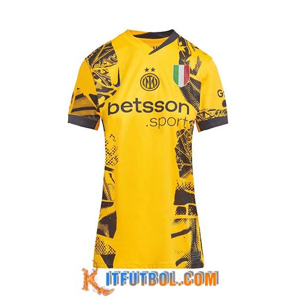 Nueva Camisetas De Futbol Inter Milan Mujer Tercera 2024/2025