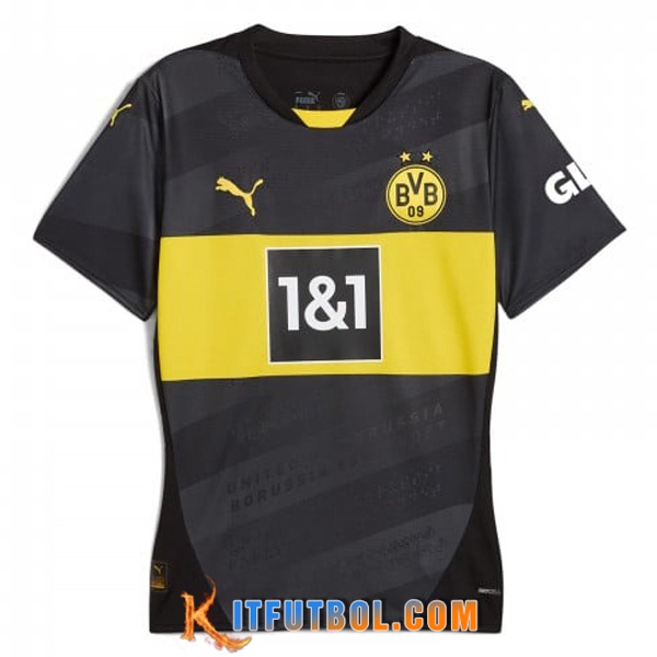 Nueva Camisetas De Futbol Dortmund Mujer Segunda 2024/2025