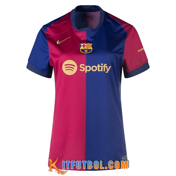 Nueva Camisetas De Futbol Barcelona Mujer Primera 2024/2025