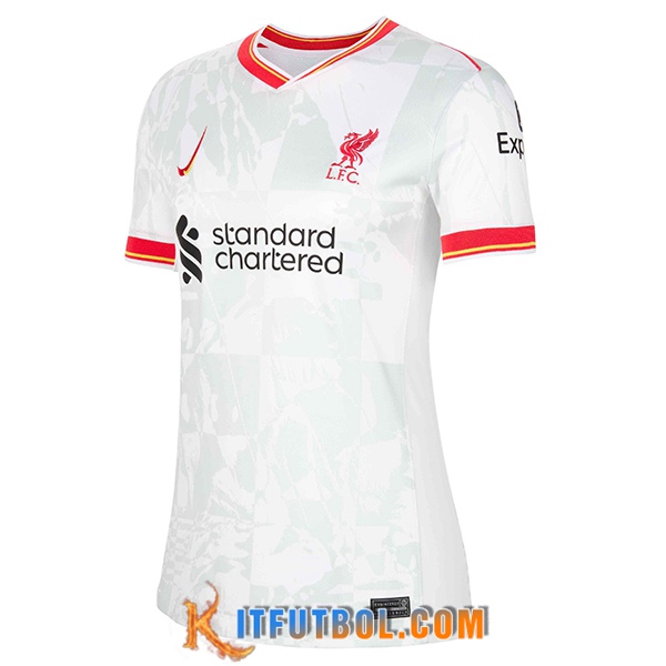 Nueva Camisetas De Futbol FC Liverpool Mujer Tercera 2024/2025