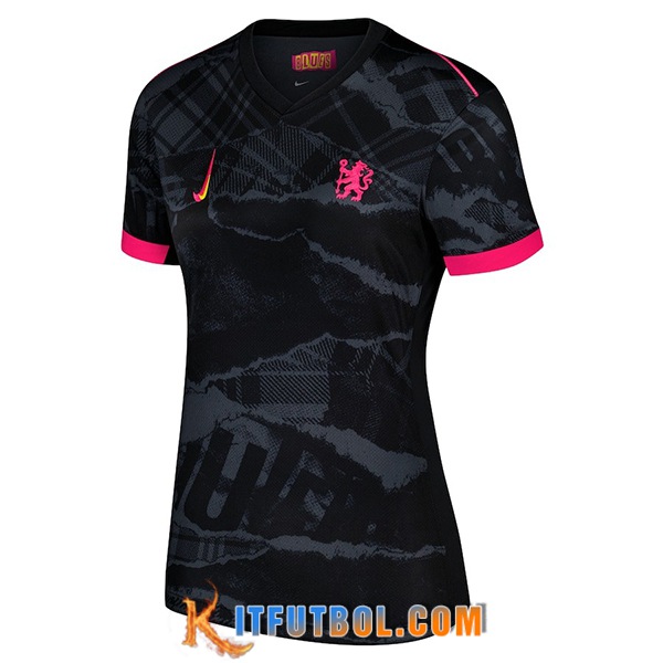 Nueva Camisetas De Futbol FC Chelsea Mujer Tercera 2024/2025