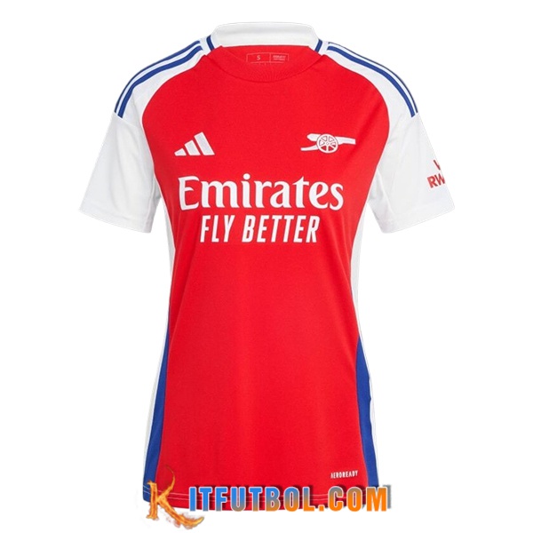 Nueva Camisetas De Futbol Arsenal Mujer Primera 2024/2025