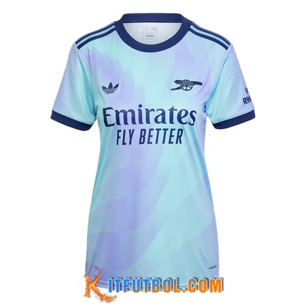 Nueva Camisetas De Futbol Arsenal Mujer Tercera 2024/2025