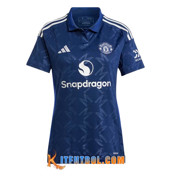 Nueva Camisetas De Futbol Manchester United Mujer Segunda 2024/2025