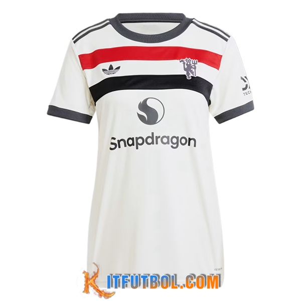 Nueva Camisetas De Futbol Manchester United Mujer Tercera 2024/2025