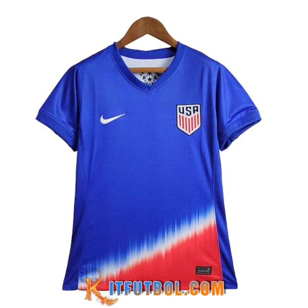 Camisetas De Futbol Estados Unidos Mujer Segunda 2024/2025