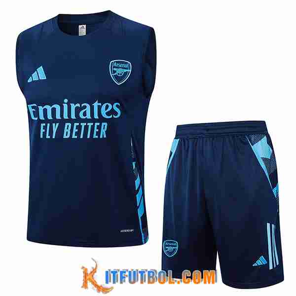 Camiseta Entrenamiento sin mangas Arsenal azul real 2024/2025
