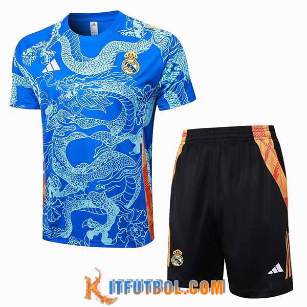 Camiseta Entrenamiento Real Madrid Azul 2024/2025