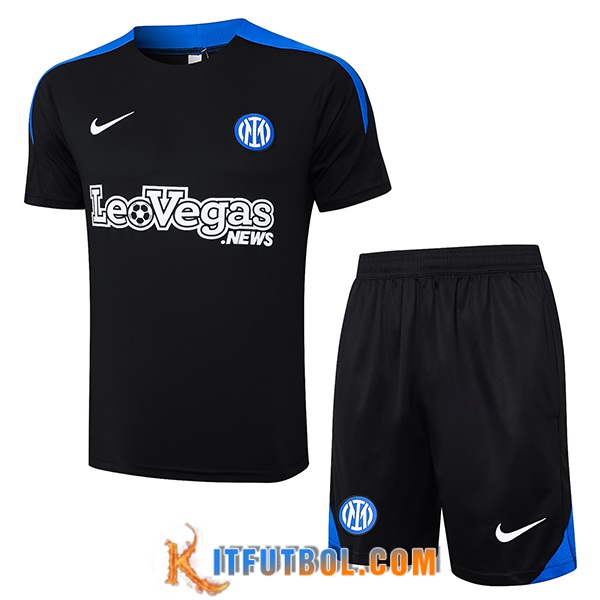 Camiseta Entrenamiento Inter Milan Negro/Azul 2024/2025