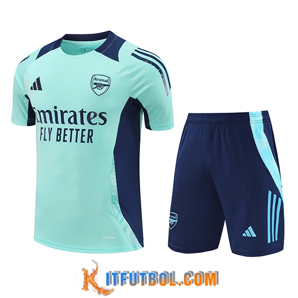 Camiseta Entrenamiento Arsenal Verde/Ble 2024/2025
