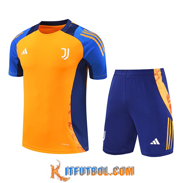 Camiseta Entrenamiento Juventus Naranja/Azul 2024/2025 -03