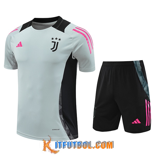 Camiseta Entrenamiento Juventus Gris/Negro 2024/2025